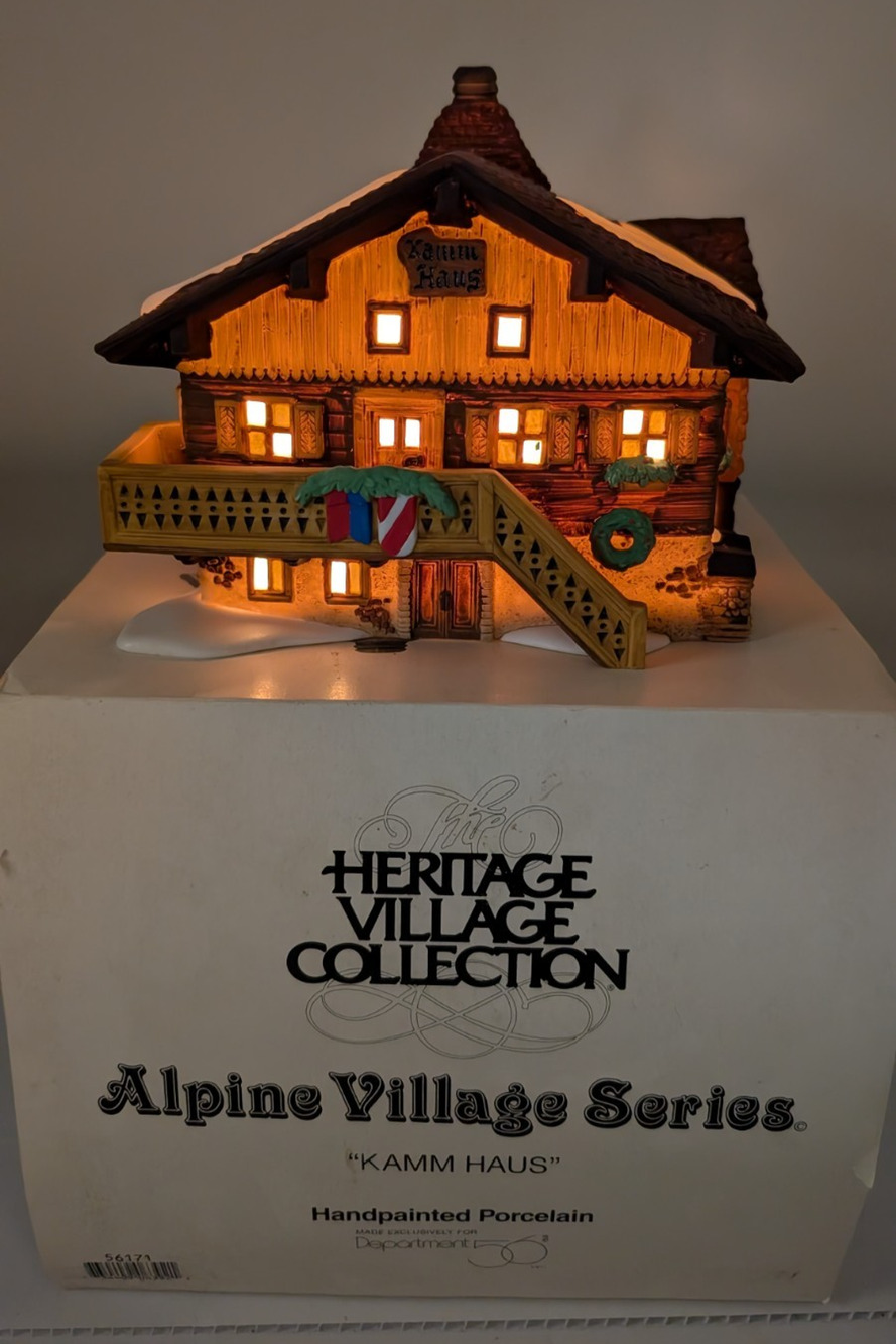 Department 56 Kamm Haus Heritage Alpine Village Series 56171